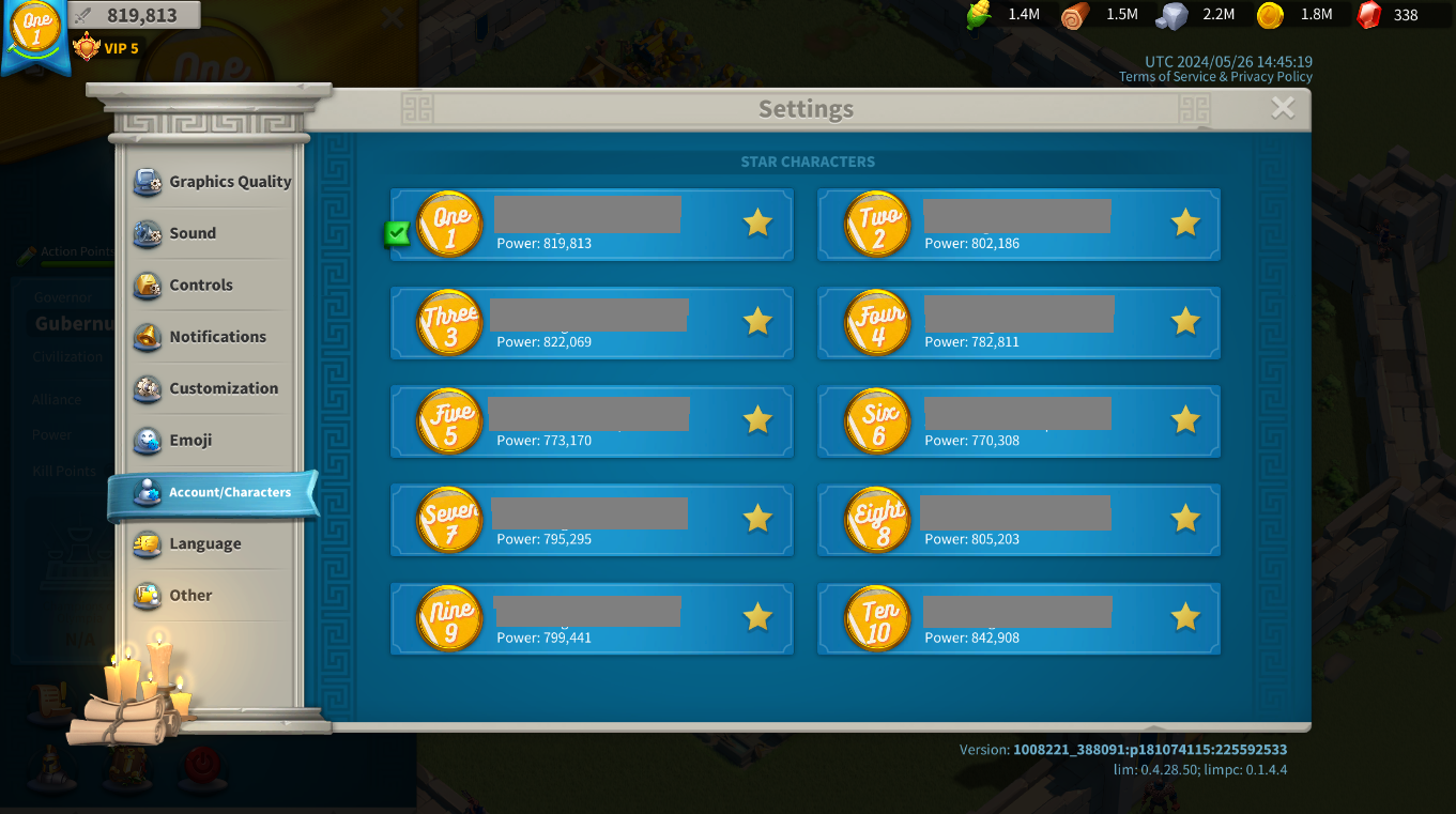 Example of farm accounts & services